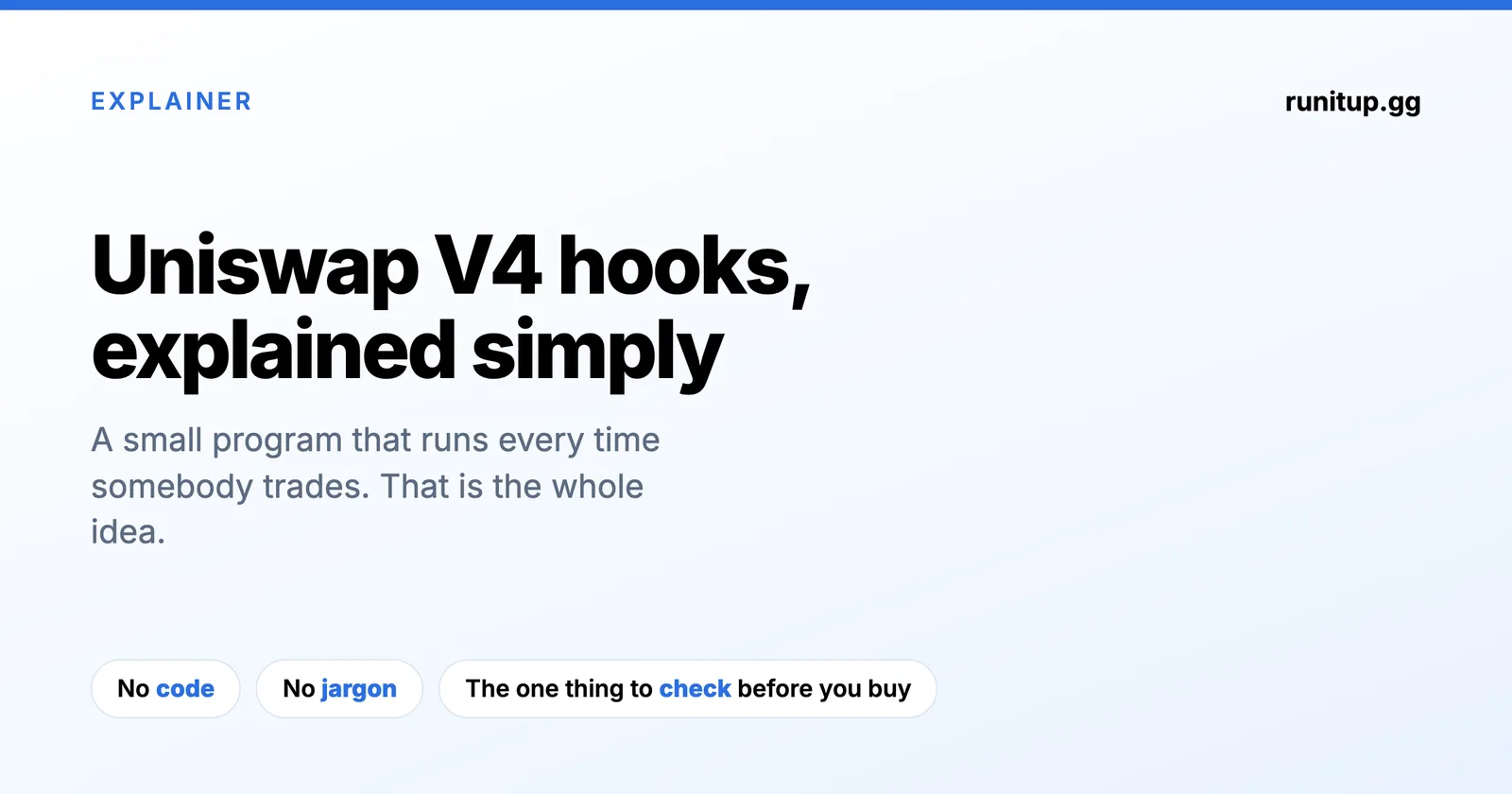 Uniswap V4 hooks explained simply, with no code and no jargon